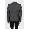 Gray wool jacket