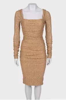Knitted body-con dress