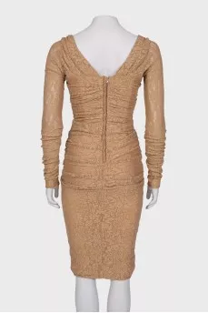Knitted body-con dress