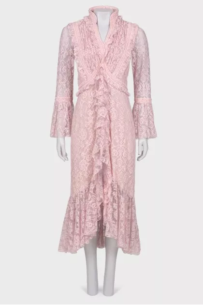 Pink maxi dress