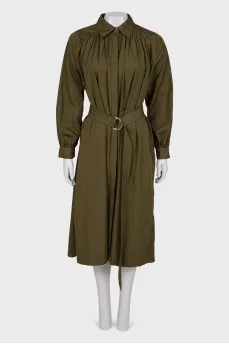 Oversized green dress