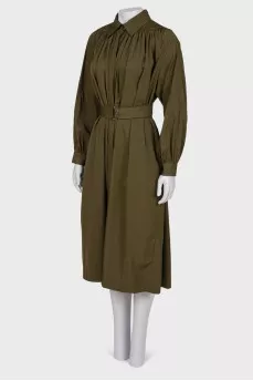 Oversized green dress