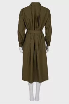 Oversized green dress