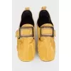 Yellow square toecap Ballerina Shoes