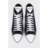 Pointed toecap sneakers
