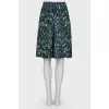 Graffiti print skirt