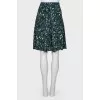 Graffiti print skirt