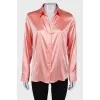 Silk pink blouse