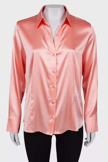 Silk pink blouse