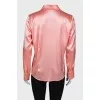 Silk pink blouse