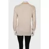 Long sleeve with zipper on the shoulder