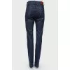 Navy Blue Mid Rise Jeans