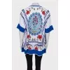 Printed cardigan
