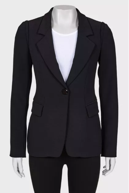 Black button down jacket