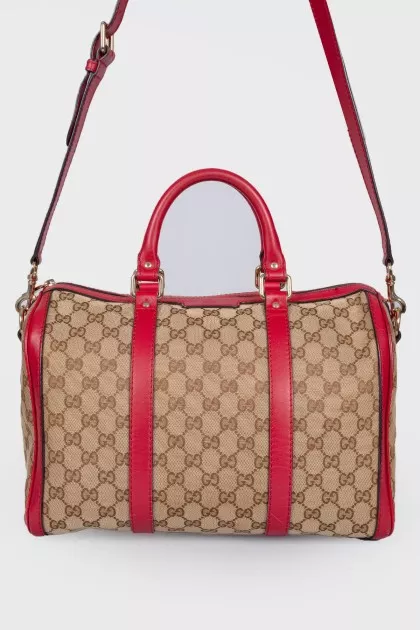 Joy Boston Monogram GG Canvas Bag
