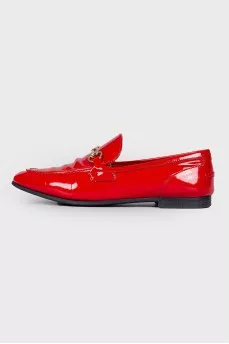 Red Patent Loafers