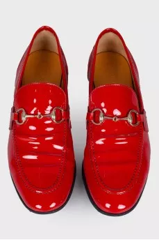 Red Patent Loafers