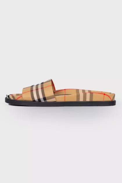 Men's textile slippers