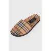 Men's textile slippers