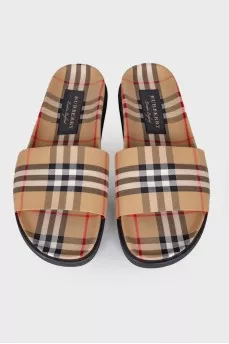 Men's textile slippers
