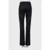 Regular fit trousers with tag