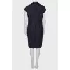 Black pleated dress