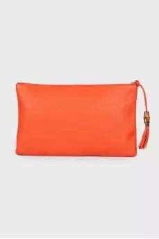 Red tassel clutch 