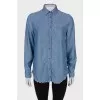 Loose fit denim shirt