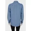 Loose fit denim shirt