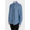 Loose fit denim shirt