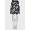 Floral print skirt