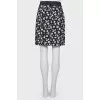 Floral print skirt