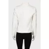 Milk jacket with a button