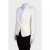 Milk jacket with a button