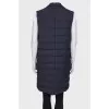 Quilted waistcoat with buttons