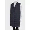 Quilted waistcoat with buttons
