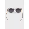 Sunglasses with transparent frames