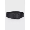 Black leather belt
