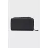 Black leather wallet