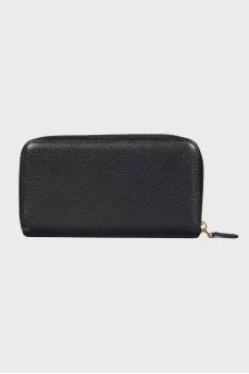 Black leather wallet