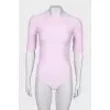 Pink bodysuit with tag