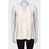 Dairy sleeveless blouse