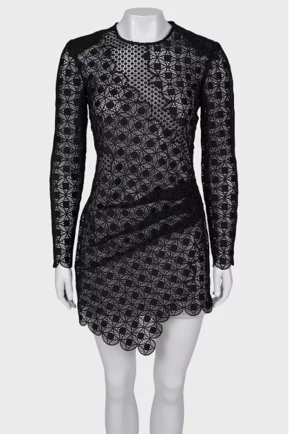 Lined lace dress