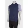 Men's zip polo shirt