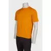 Men's dark yellow T-shirt