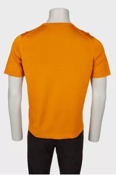 Men's dark yellow T-shirt