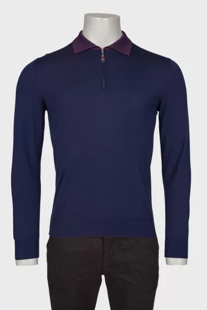 Men's wool polo