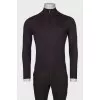 Men's cashmere sweater with zip