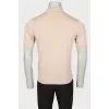 Men's beige polo shirt