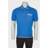 Men's polo T-shirt with stripes